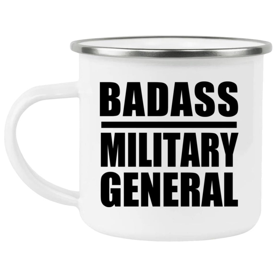 Badass Military General - 12oz Camping Mug
