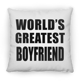 World's Greatest Boyfriend - Throw Pillow