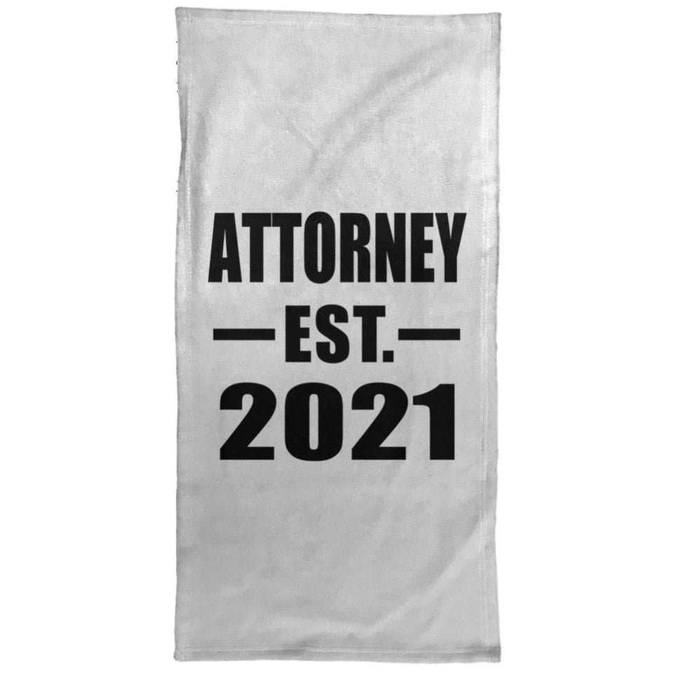 Attorney Established EST. 2021 - Hand Towel