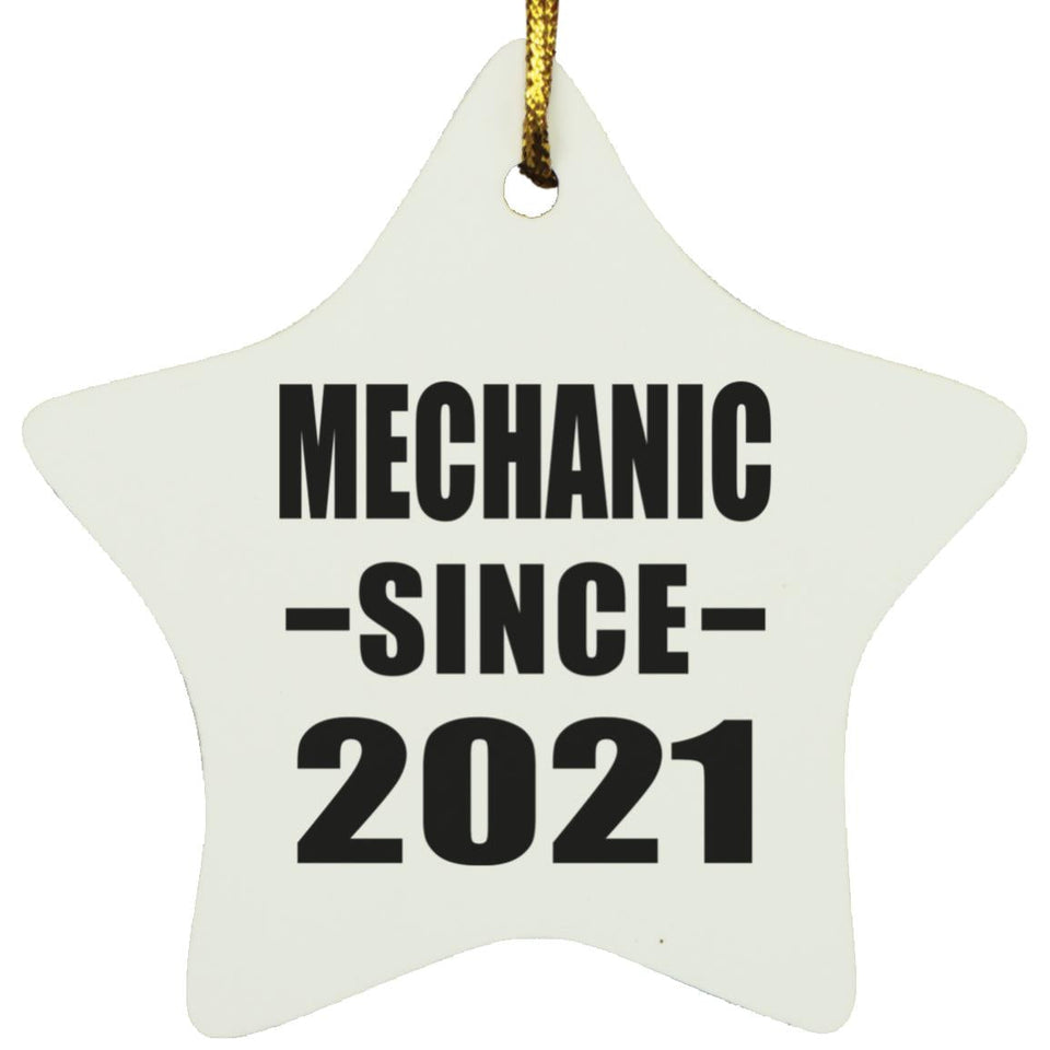 Mechanic Since 2021 - Star Ornament