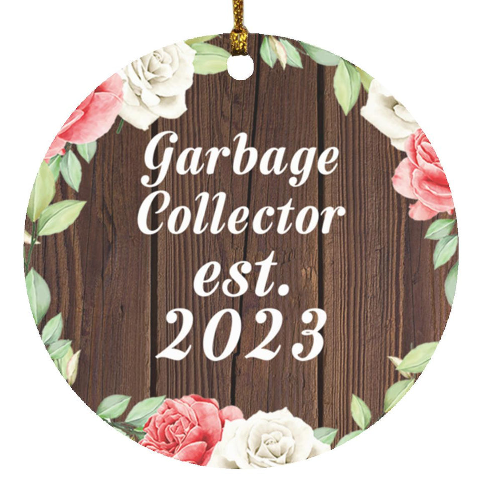 Garbage Collector Established Est. 2023 - Circle Ornament A