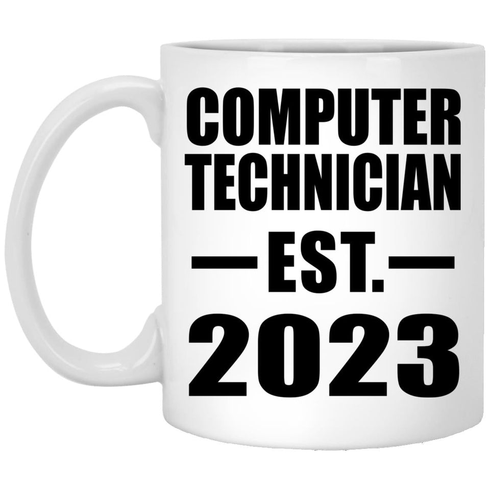 Computer Technician Established EST. 2023 - 11oz Coffee Mug