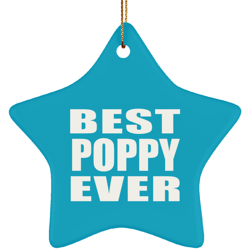 Best Poppy Ever - Star Ornament