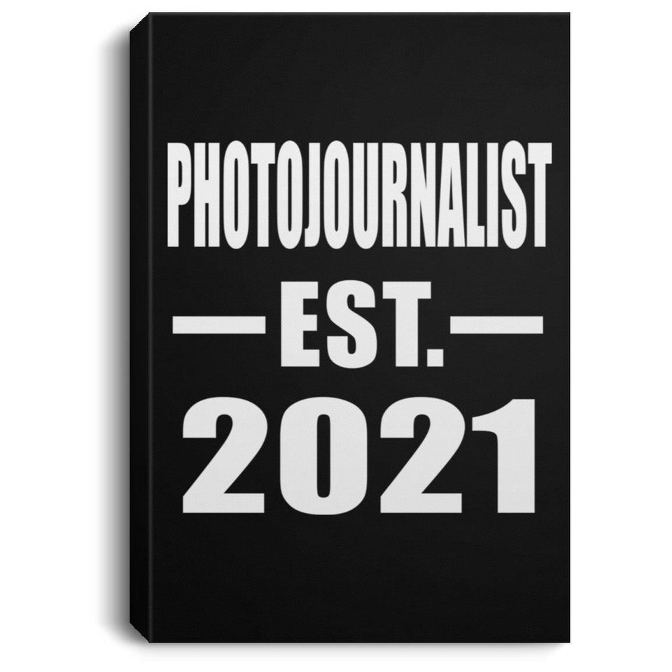 Photojournalist Established EST. 2021 - Canvas Portrait