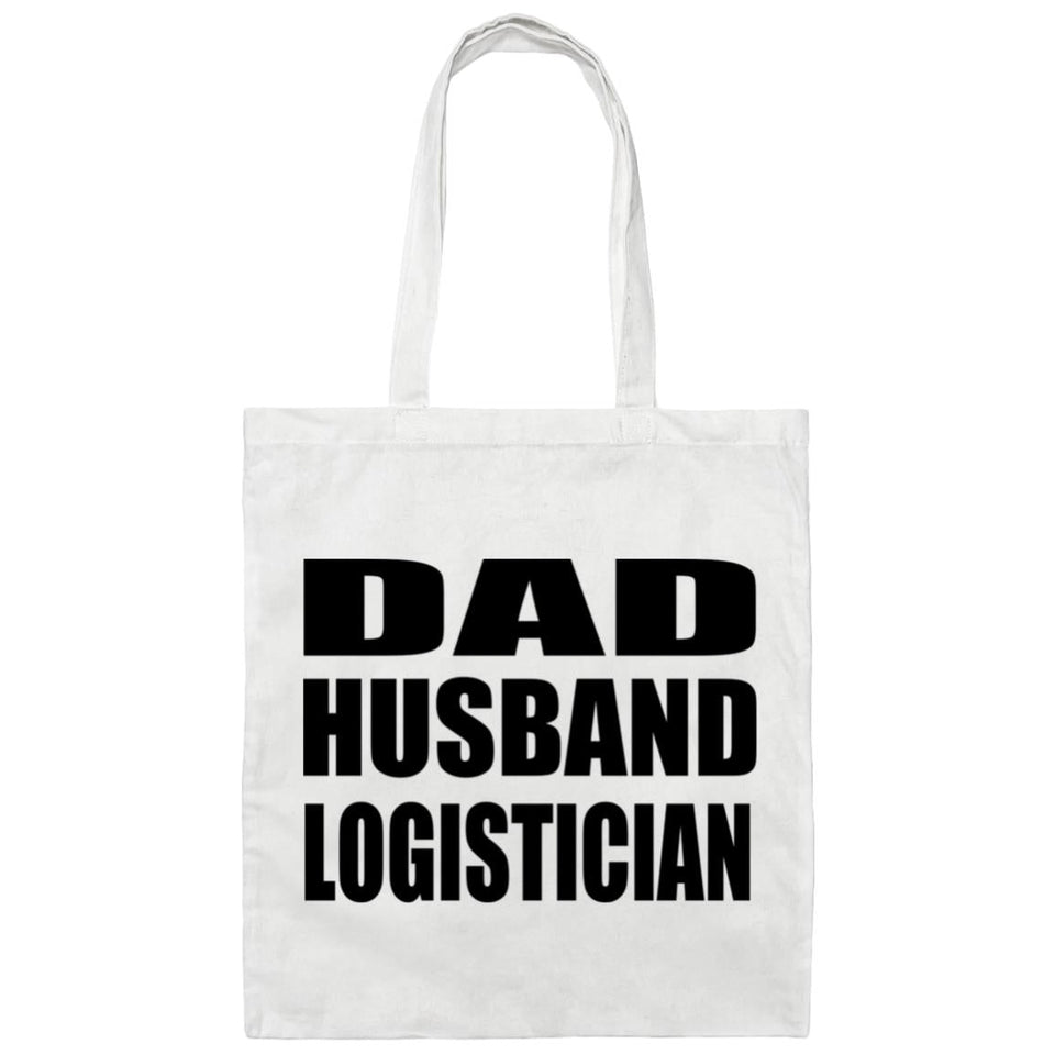 Dad Husband Logistician - Tote Bag White