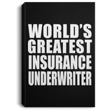 World's Greatest Insurance Underwriter - Canvas Portrait