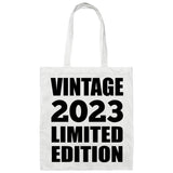 1st Birthday Vintage 2023 Limited Edition - Tote Bag White