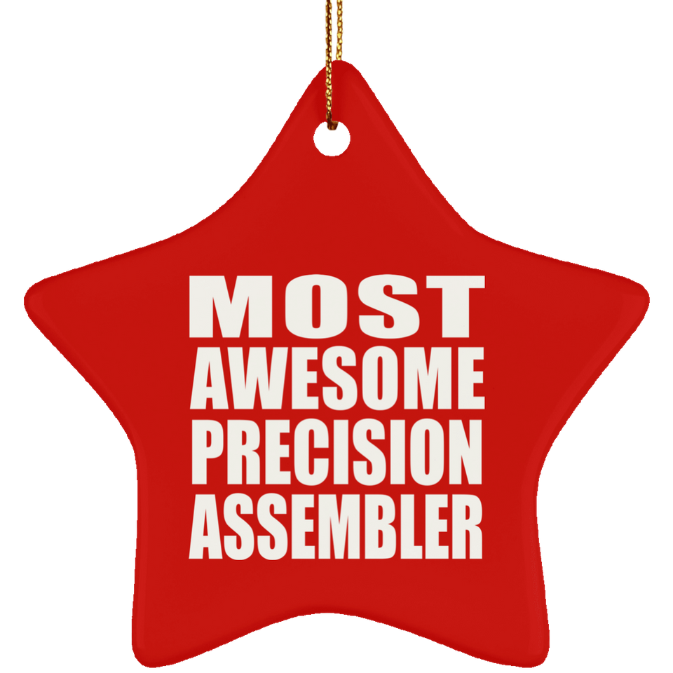 Most Awesome Precision Assembler - Star Ornament