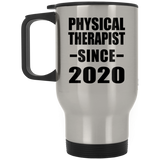 Physical Therapist Since 2020 - Silver Travel Mug