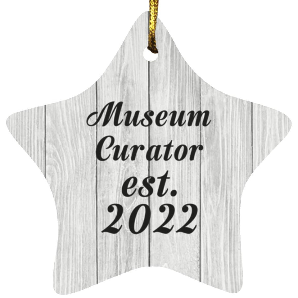 Museum Curator Established Est. 2022 - Star Ornament F