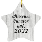 Museum Curator Established Est. 2022 - Star Ornament F