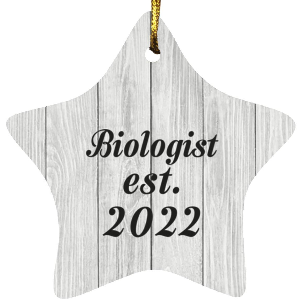 Biologist Established Est. 2022 - Star Ornament F