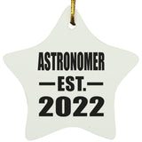 Astronomer Established EST. 2022 - Star Ornament