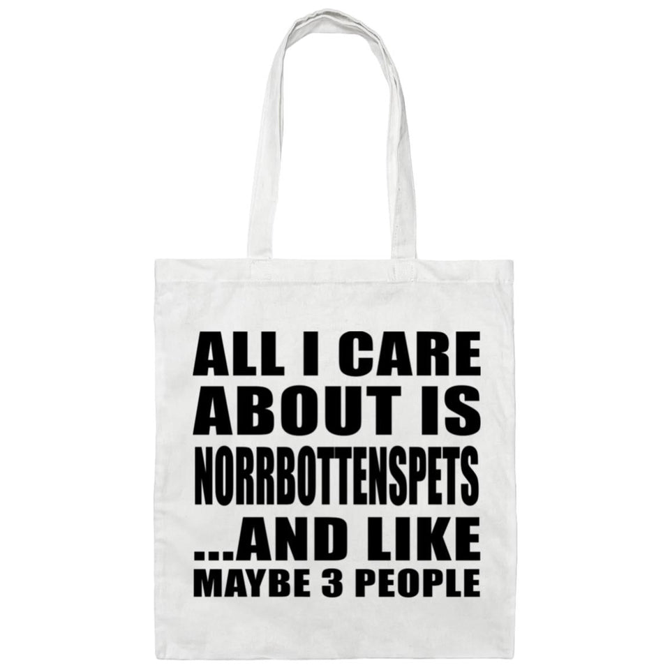All I Care About Is Norrbottenspets - Tote Bag White