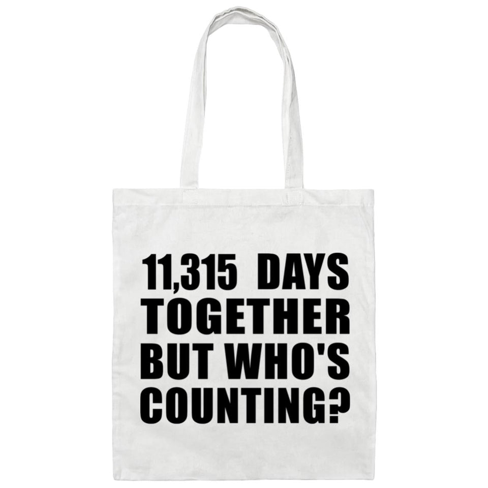 31st Anniversary 11,315 Days Together Who's Counting - Tote Bag White