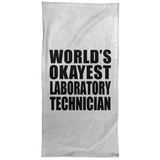 World's Okayest Laboratory Technician - Hand Towel