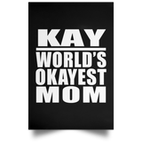 Kay World's Okayest Mom - Poster Portrait