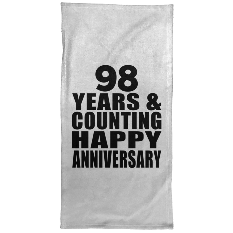 Happy 98th Anniversary 98 Years & Counting - Hand Towel