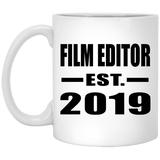Film Editor Established EST. 2019 - 11oz Coffee Mug