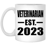 Veterinarian Established EST. 2023 - 11oz Coffee Mug