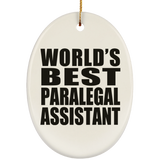 World's Best Paralegal Assistant - Oval Ornament