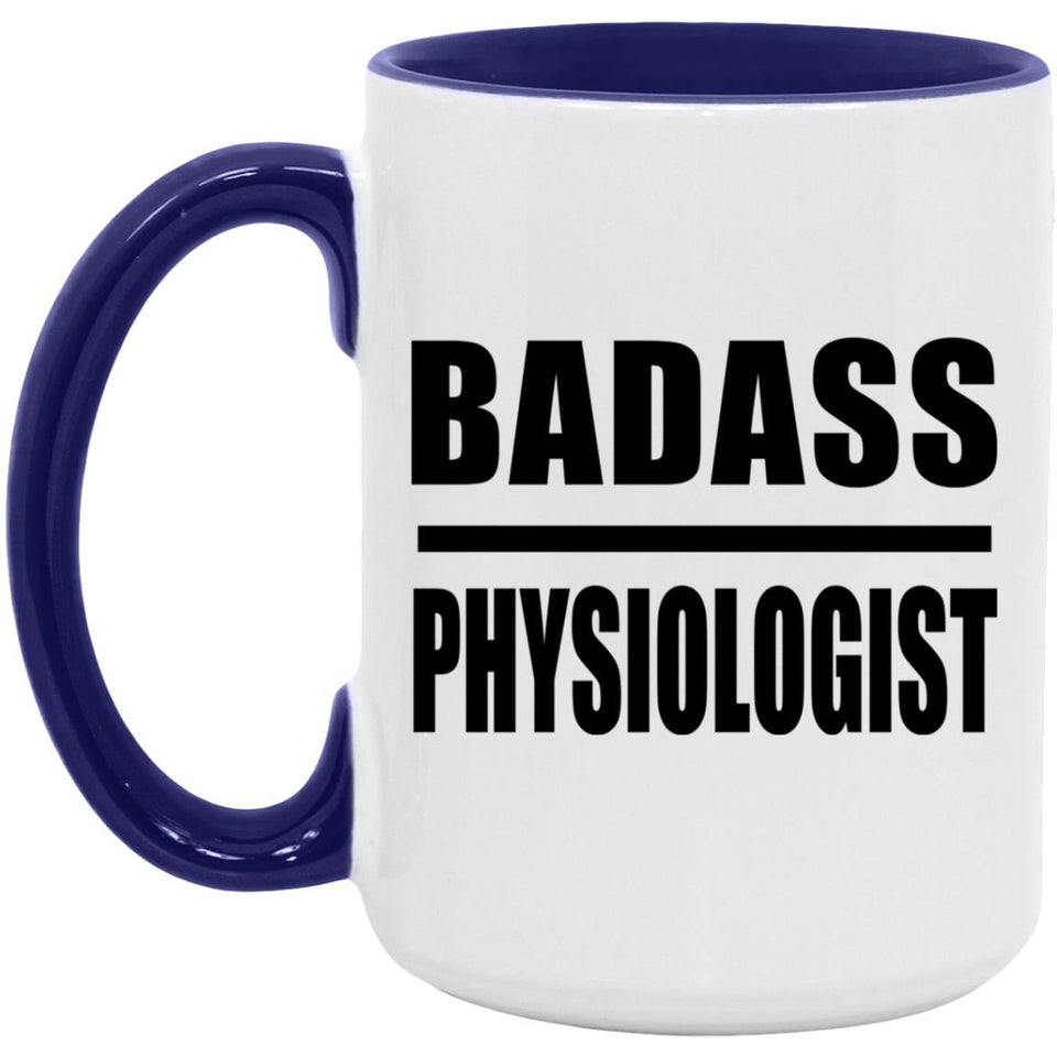 Badass Physiologist - 15oz Accent Mug Purple