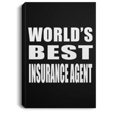 World's Best Insurance Agent - Canvas Portrait