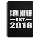 Insurance Underwriter Established EST. 2018 - Canvas Portrait