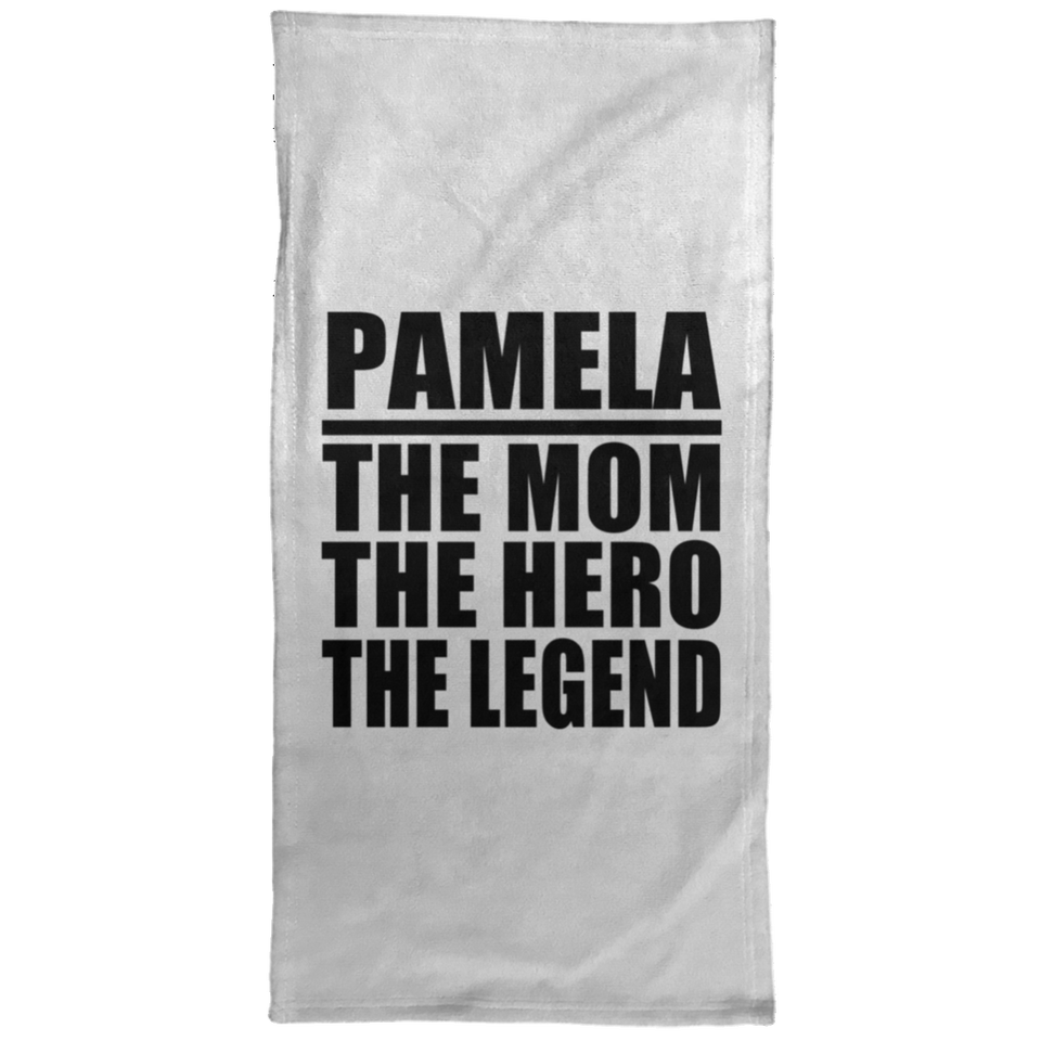 Pamela The Mom The Hero The Legend - Hand Towel