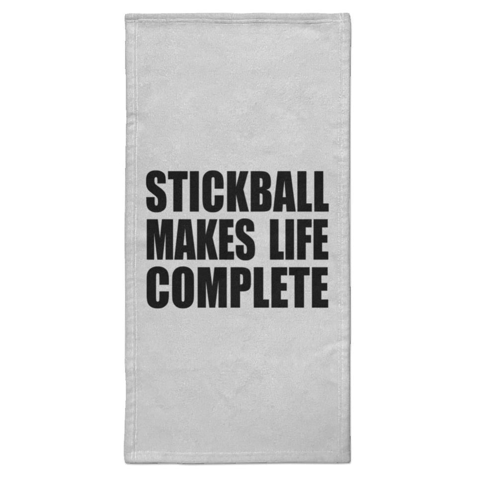 Stickball Makes Life Complete - Hand Towel