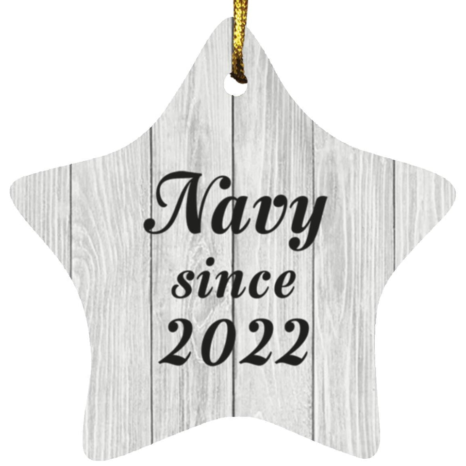 Navy Since 2022 - Star Ornament F