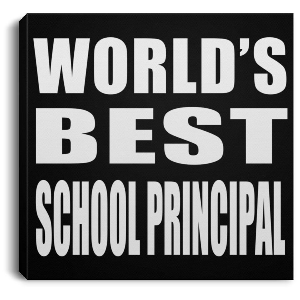 World's Best School Principal - Canvas Square