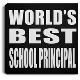 World's Best School Principal - Canvas Square