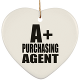 A+ Purchasing Agent - Heart Ornament