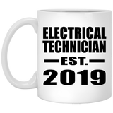 Electrical Technician Established EST. 2019 - 11oz Coffee Mug