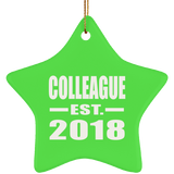 Colleague Est. 2018 - Star Ornament