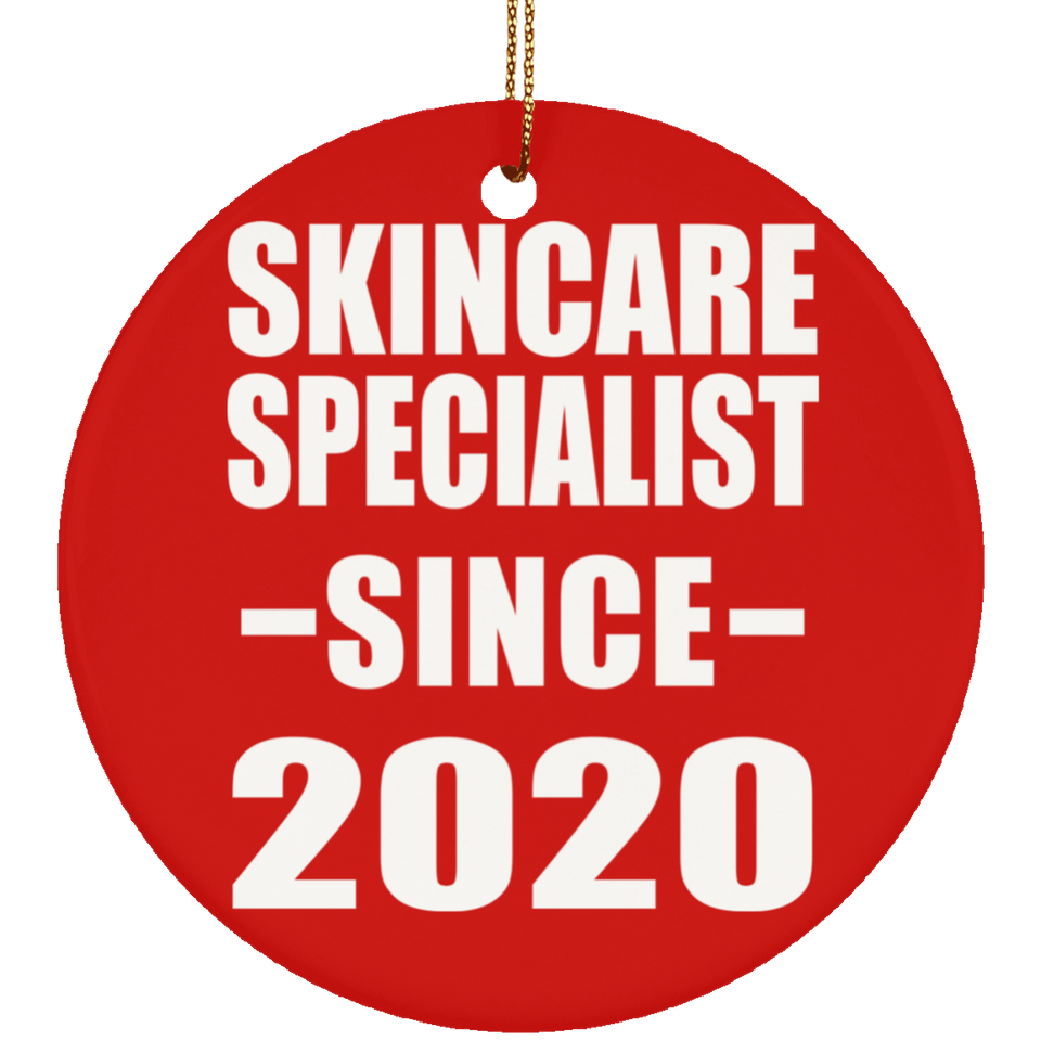 Skincare Specialist Since 2020 - Circle Ornament
