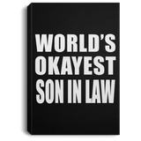 World's Okayest Son In Law - Canvas Portrait