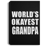 World's Okayest Grandpa - Canvas Portrait