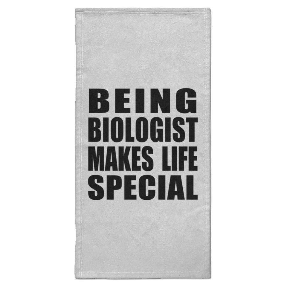 Being Biologist Makes Life Special - Hand Towel