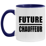 Future Chauffeur - 11oz Accent Mug Purple