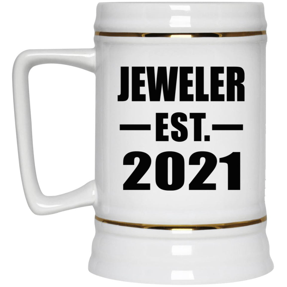 Jeweler Established EST. 2021 - Beer Stein
