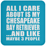 All I Care About Is My Chesapeake Bay Retriever - Drink Coaster