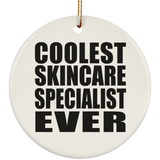 Coolest Skincare Specialist Ever - Circle Ornament