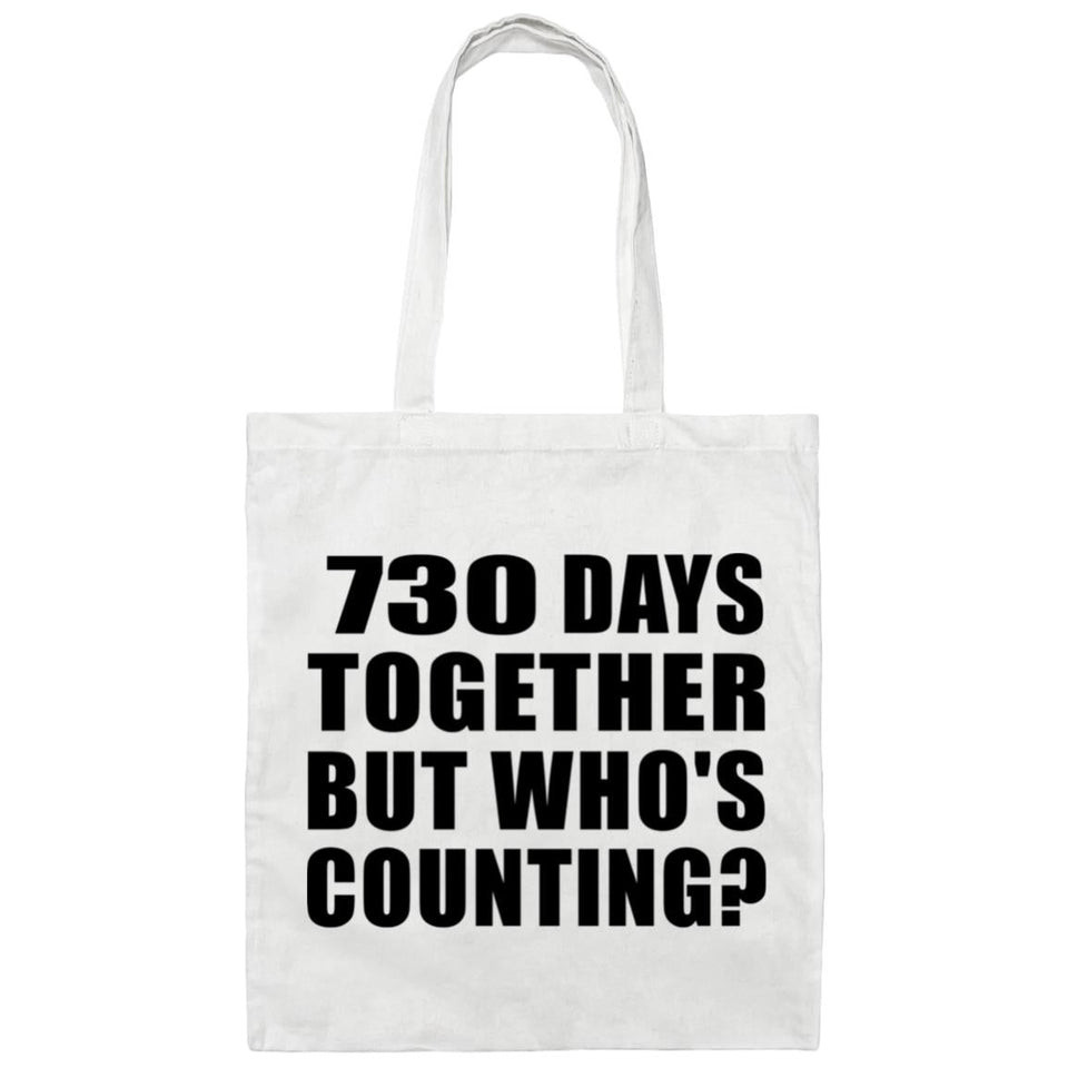 2nd Anniversary 730 Days Together Who's Counting - Tote Bag White
