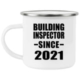 Building Inspector Since 2021 - 12oz Camping Mug