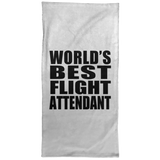 World's Best Flight Attendant - Hand Towel