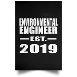 Environmental Engineer Established EST. 2019 - Poster Portrait
