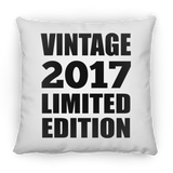 7th Birthday Vintage 2017 Limited Edition - Throw Pillow