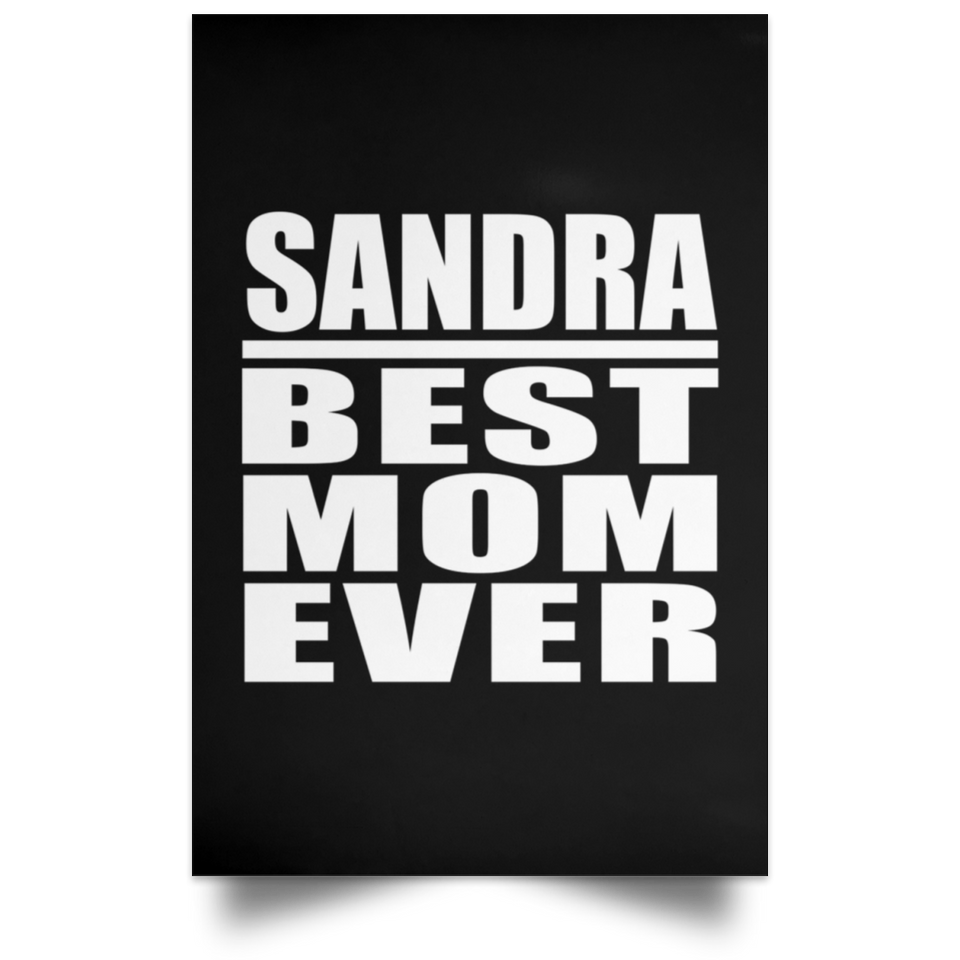 Sandra Best Mom Ever - Poster Portrait